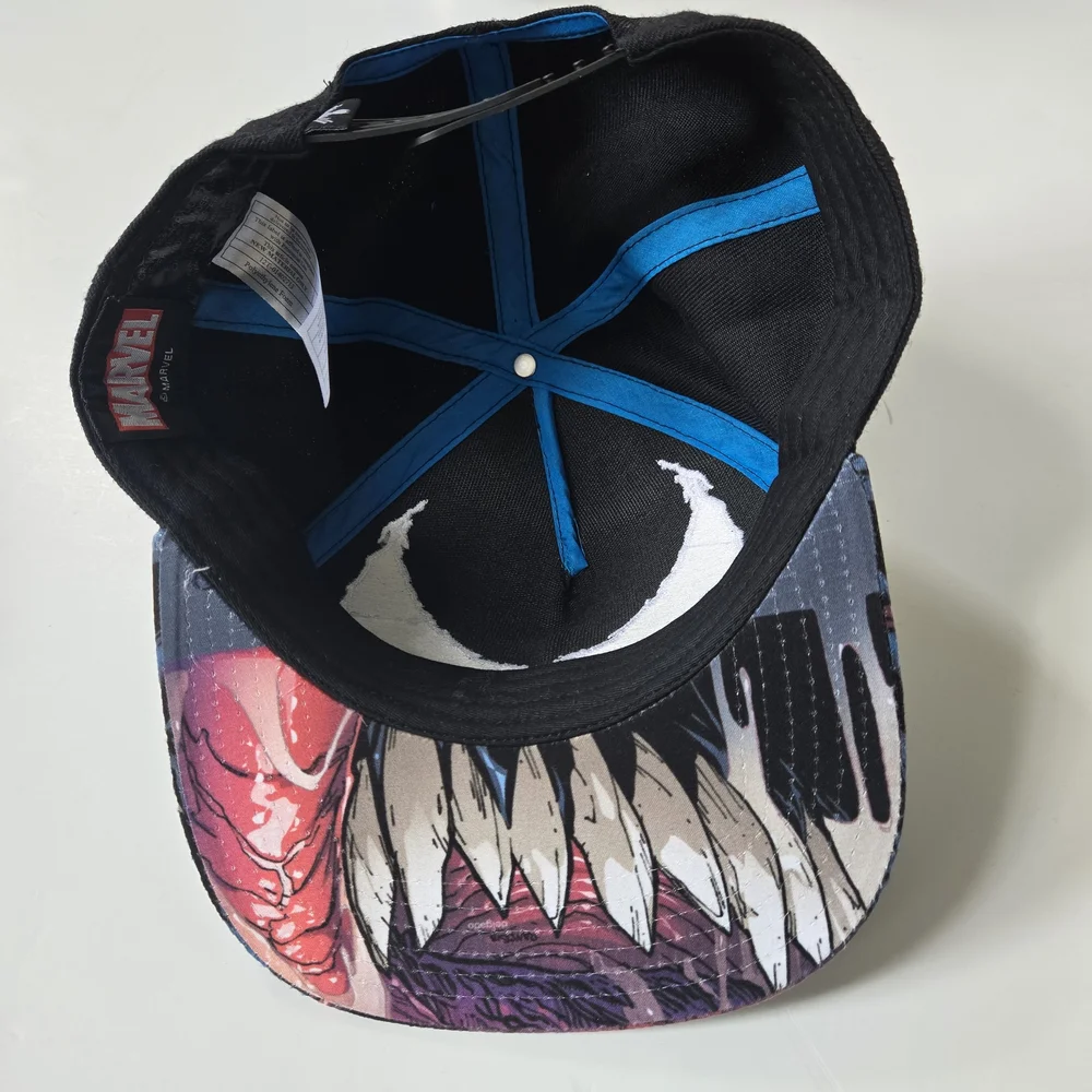 MARVEL Black Bold Graphic Comics/Movie Franchise Baseball Cap - Picture 3 of 8